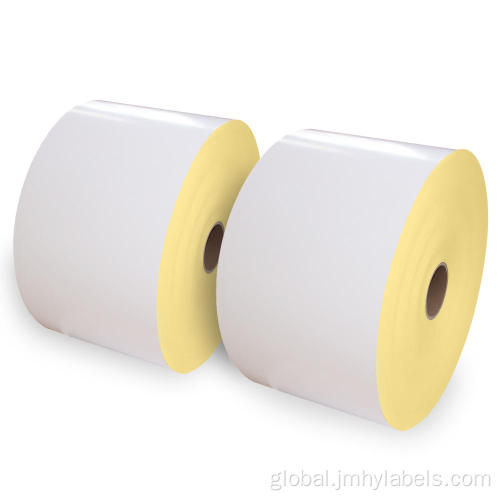 Thermal Transfer Jumbo Label Semi glossy Jumbo roll label selif adhesive sticker Manufactory